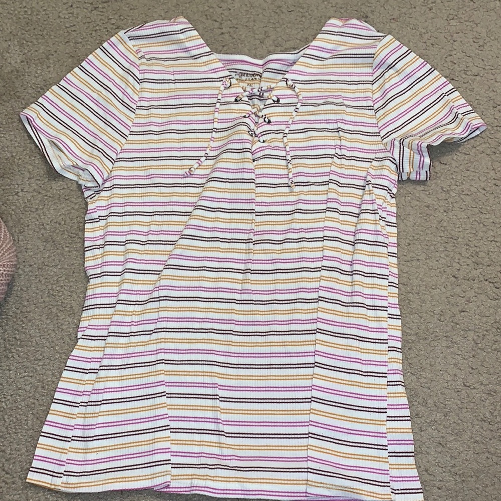 stripped t-shirt